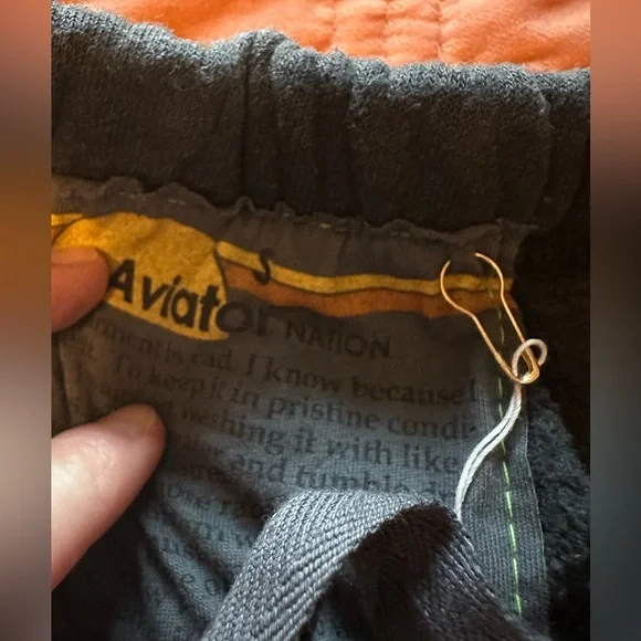 NWT Aviator Nation VENICE SURFER SWEATPANTS - FADED SMOKE - Picture 7 of 11